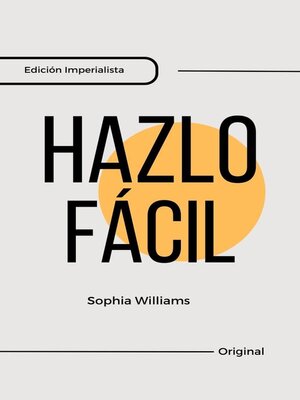 cover image of Hazlo Fácil